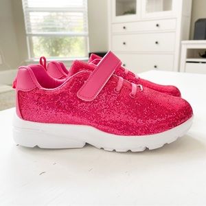 Navig8 Fuchsia/White Shiny Sneakers for Girls Easy-108k B8